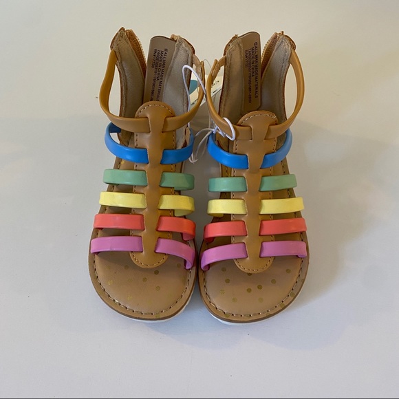 cat and jack rainbow sandals